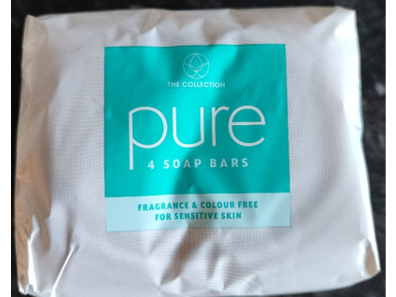 The Collection Pure Soap Bars, 500g, 4 Bars