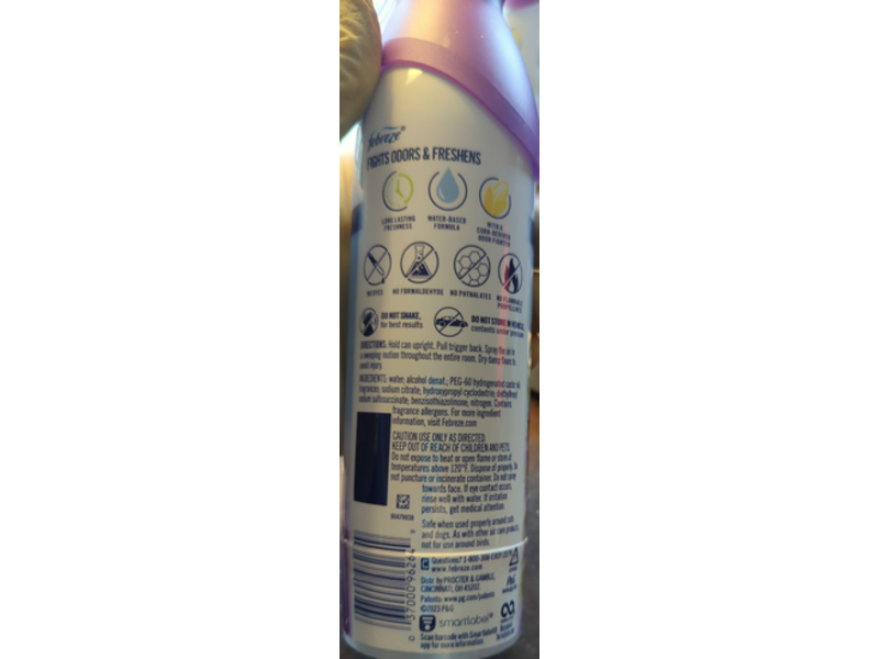 Febreze Air Mist, Mediterranean Lavender, 8.8 oz/250 g