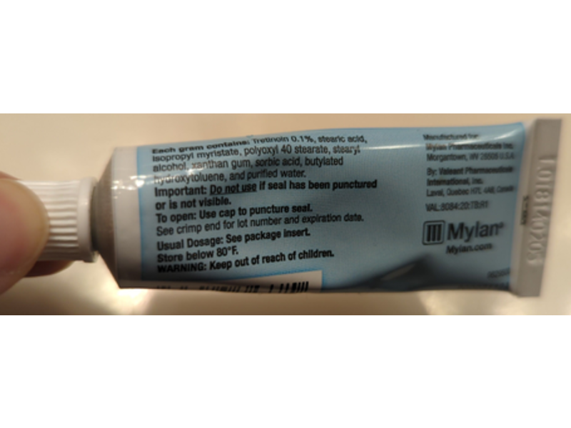 Tretinoin 0.1 % Cream 20 g, Mylan (RX)