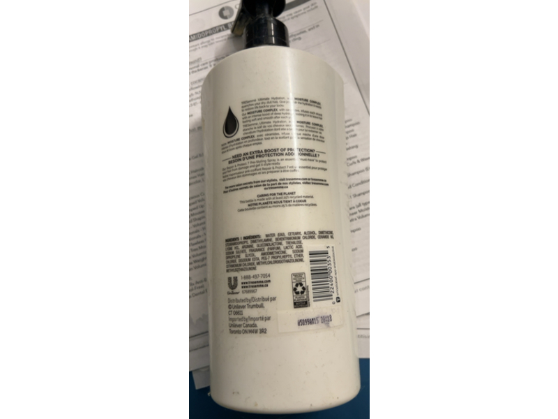 Tresemme Ultimate Hydration Conditioner, Moisture Complex, 28 fl oz/828 mL