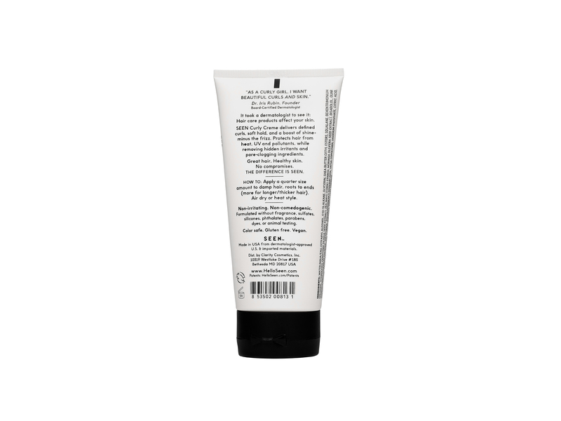 SEEN Curly Creme, Fragrance Free, 6 fl oz