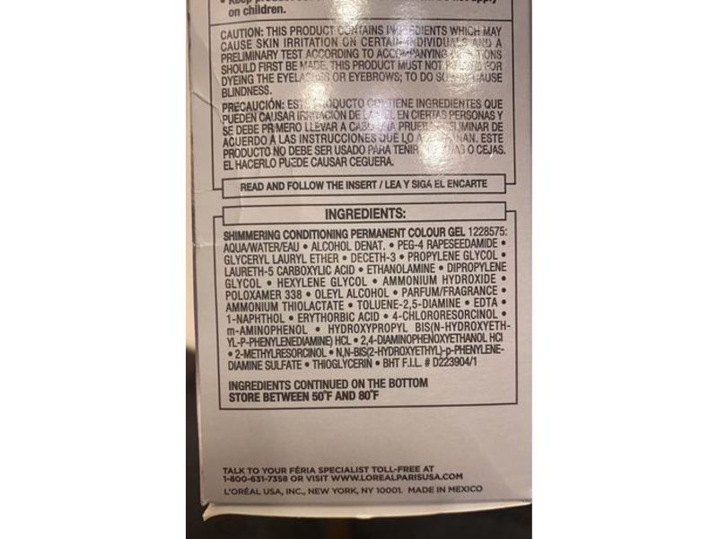 L'Oreal Paris Feria Multi-Faceted Shimmering Color, S1 Smokey Silver, 1 Application