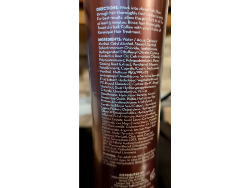 Keranique Volumizing Keratin Conditioner, 12 fl oz