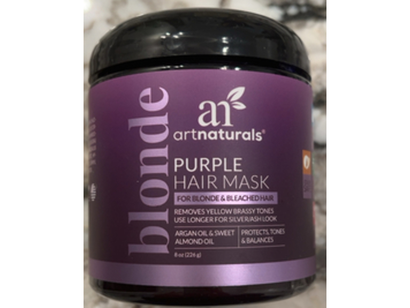 Artnaturals Blonde Purple Hair Mask, 8 oz/226 g
