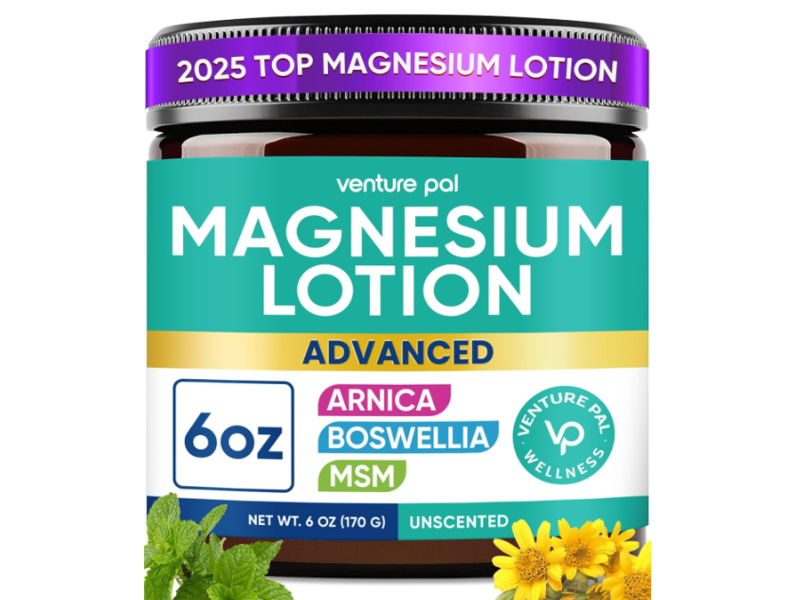 Venture Pal Magnesium Lotion, Unscented, 6 oz/170 g