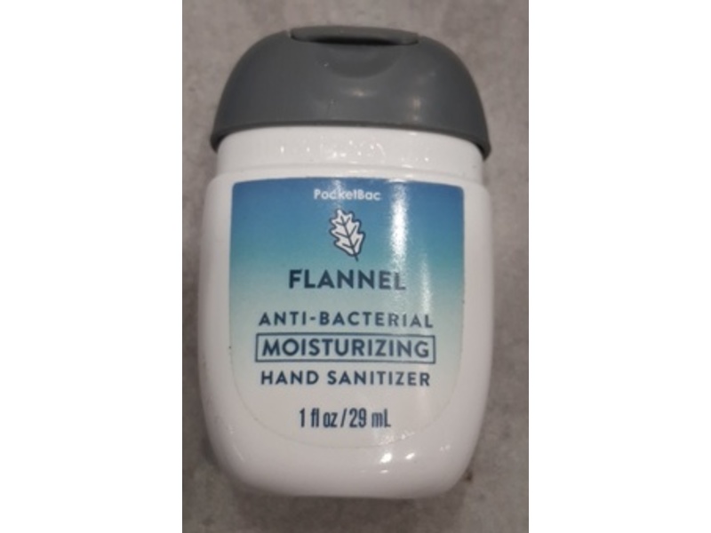 Bath & Body Works Pocketbac Flannel Anti-Bacterial Moisturizing Hand Sanitizer, 1 fl oz/29 mL