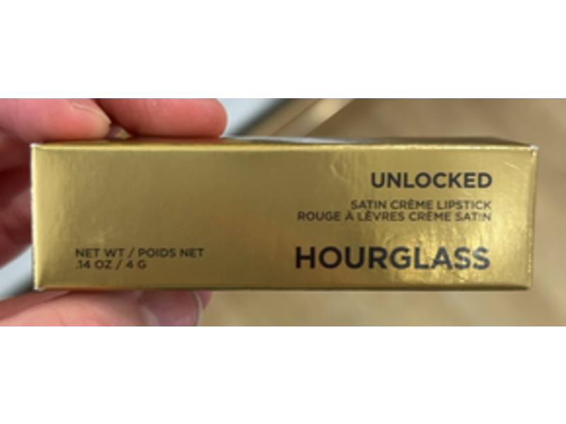 Hourglass Unlocked Satin Creme Lipstick, 314 Lotus, 0.14 oz/4 g