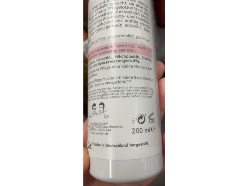 Jean & Len Zarte Pflege Lotion, 200 mL