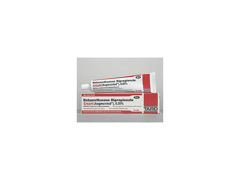 Betamethasone Dipropionate Usp Augmented 005 Cream 50 G Taro Rx