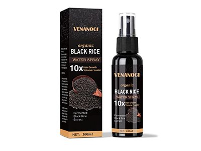 Venanoci Hair Growth Water Spray, Organic Black Rice, 100 mL