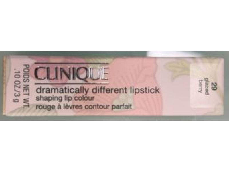 Clinique Dramatically Different Lipstick Shaping Lip Colour, 29 Glazed Berry, 0.10 oz/3 g
