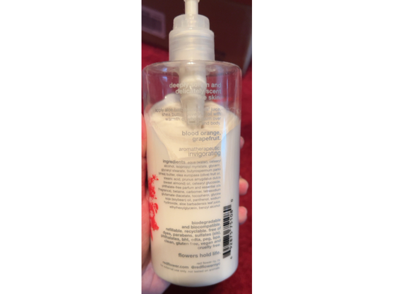 Red Flower Italian Softening Lotion, Italian Blood Orange, 10.2 fl oz/300 mL