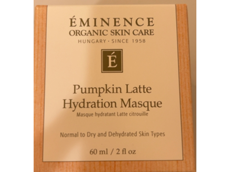 Eminence Organics Pumpkin Latte Hydration Masque, 2 fl oz/60 mL
