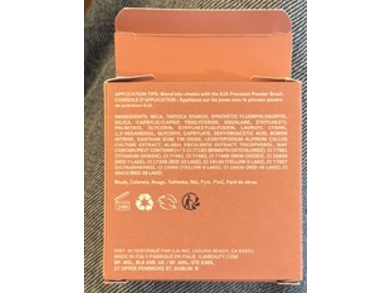 Ilia Soft Focus Blurring Blush, Glimpse Mauve Rose, 0.1 oz/4.5 g