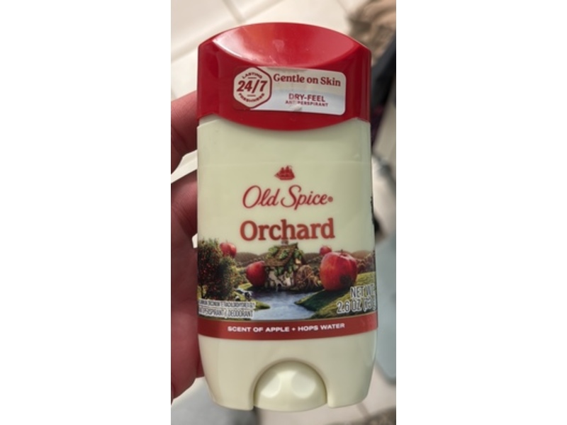 Old Spice Orchard Antiperspirant/Deodorant, Apple + Hopes Water, 2.6 oz/73 g