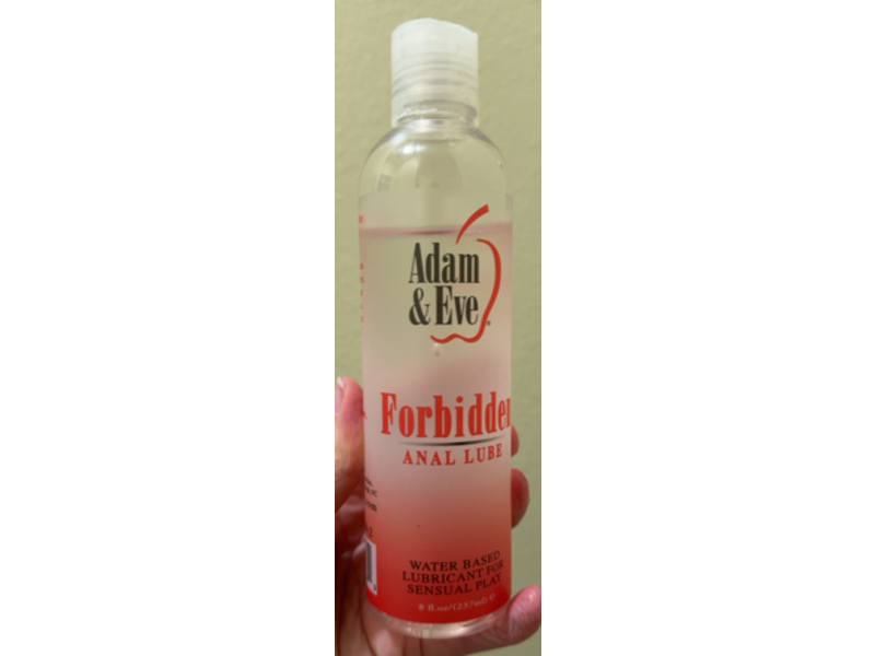 Adam & Eve Forbidden Water Based Lubricant, 8 fl oz/237 mL
