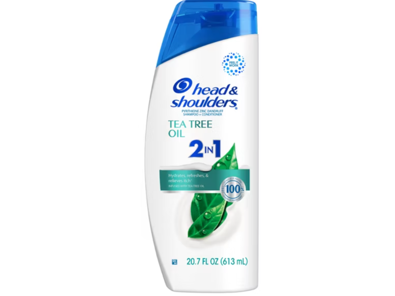 Head & Shoulders 2-In-1 Dandruff Shampoo + Conditioner, Tea Tree Oil, 20.7 fl oz/613 mL
