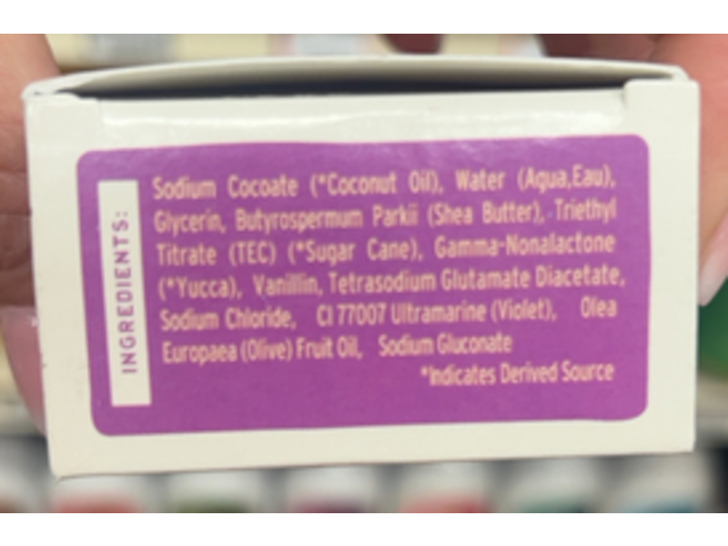 Brixy Body Wash Bar, Coconut Vanilla, 4 oz/113 g