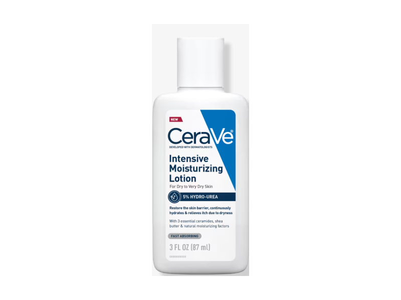 CeraVe Intensive Moisturizing Lotion, 5% Hydro-Urea, 3 fl oz/87 mL
