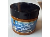 Okaga Whipped Tallow Moisturizer Face & Body Cream, Beef Tallow + Collagen + Manuka Honey + Beeswax, 5 oz/141 g - thumbnail 2