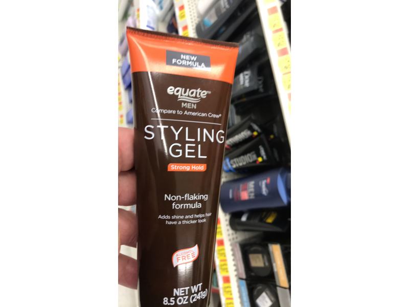 Equate Men Styling Gel Strong Hold, 8.5 oz/241 g