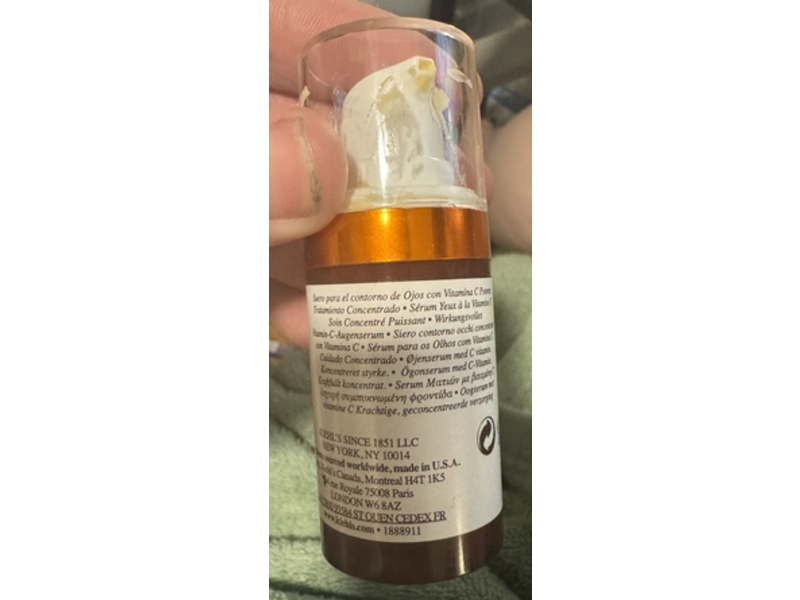 Kiehl's Line-Reducing & Dark Circle-Diminishing Vitamin C Eye Serum, 0.5 fl oz/15 mL