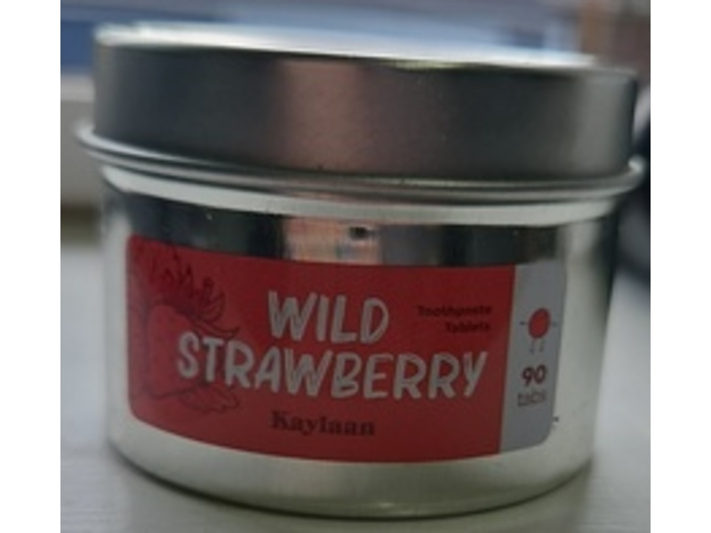 Kaylaan Toothpaste Tablets, Wild Strawberry, 90 Count