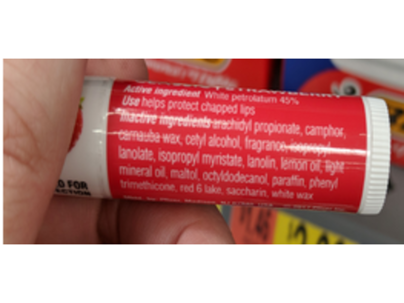 Chapstick Lip Balm, Strawberry, 0.15 oz/4 g