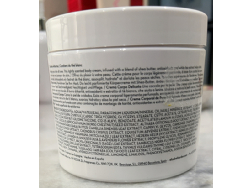 Elizabeth Arden White Tea Body Cream, Ginger Lily, 13.5 fl oz/400 mL