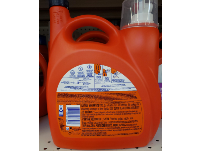 Tide Heavy Duty Hygienic Clean Detergent, Spring Meadow Scent, 100 Loads, 154 fl oz/4.55 L