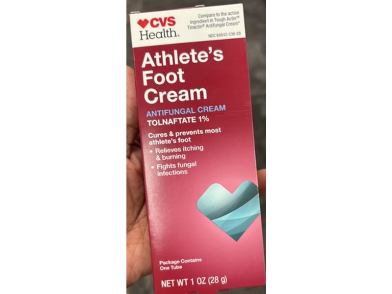 CVS Health Athlete's Foot Antifungal Cream, 1 oz/28 g