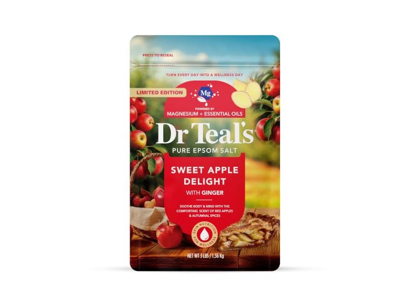 Dr Teal's Pure Epsom Salt, Sweet Apple Delight, 1.36 Kg