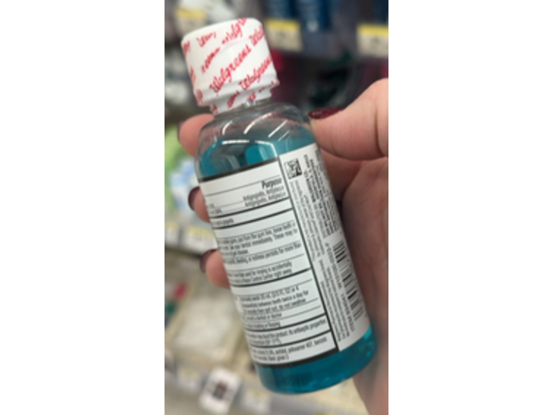 Walgreens Antiplaque Mouth Rinse, Mint Flavor, 3.2 fl oz/94 mL