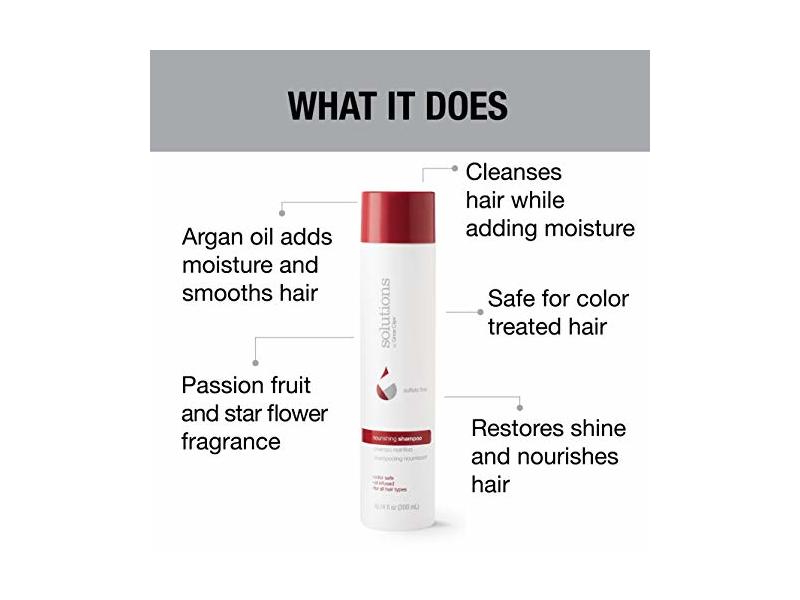 Great Clips Solutions Nourishing Shampoo, 10.14 fl oz/300 mL
