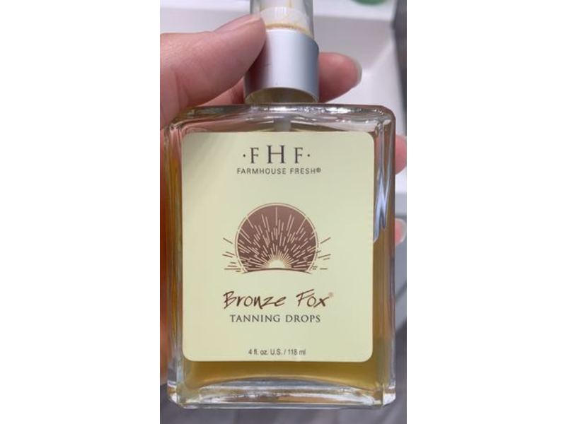 Farm House Fresh Bronze Fox Tanning Drops, 4 fl oz/118 mL