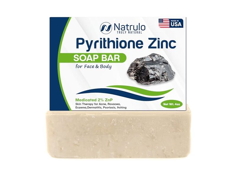 Erbaid Pyrithione Zinc Soap Bar, Medicated 2%, 4 oz