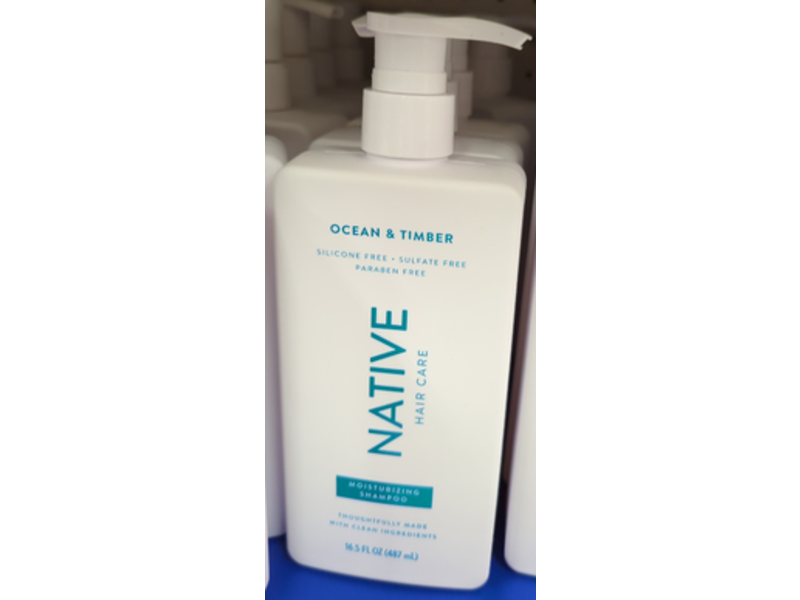 Native Hair Care Moisturizing Shampoo, Ocean & Timber, 16.5 fl oz/487 mL