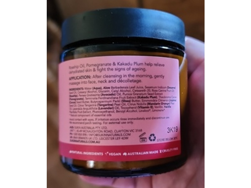 Sukin Hydrating Day Cream, Rosehip, 4.06 fl oz/120 mL