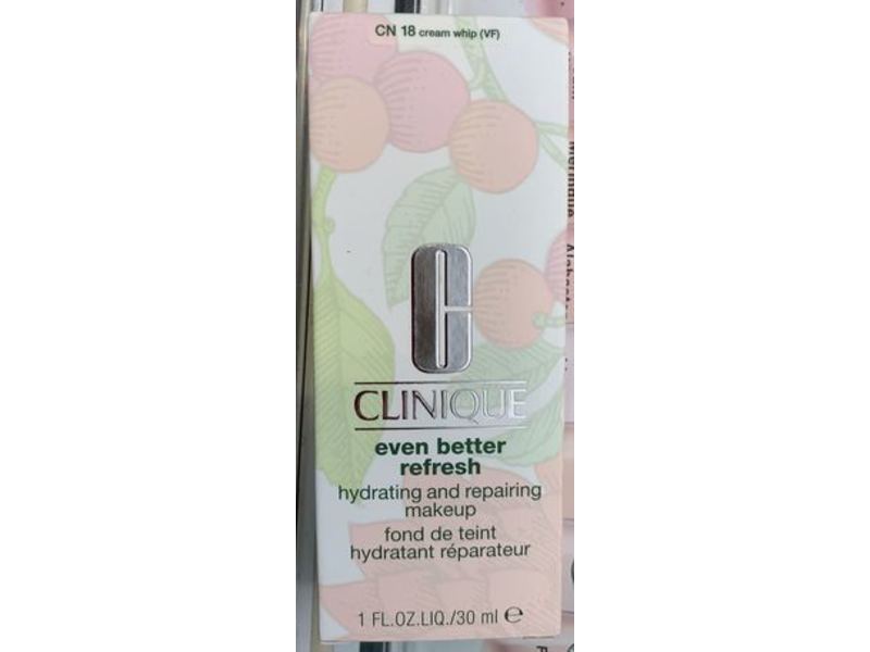 Clinique Even Better Refresh Foundation, Cn 18 Cream Whip, 1 fl oz/30 mL