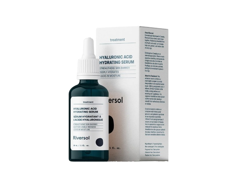 Riversol Treatment Hydrating Serum, Hyaluronic Acid, 1 fl oz/30 mL