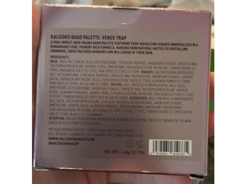Kaleidos Eyeshadow Palette, Venus Trap, 0.17 oz/4.8 g