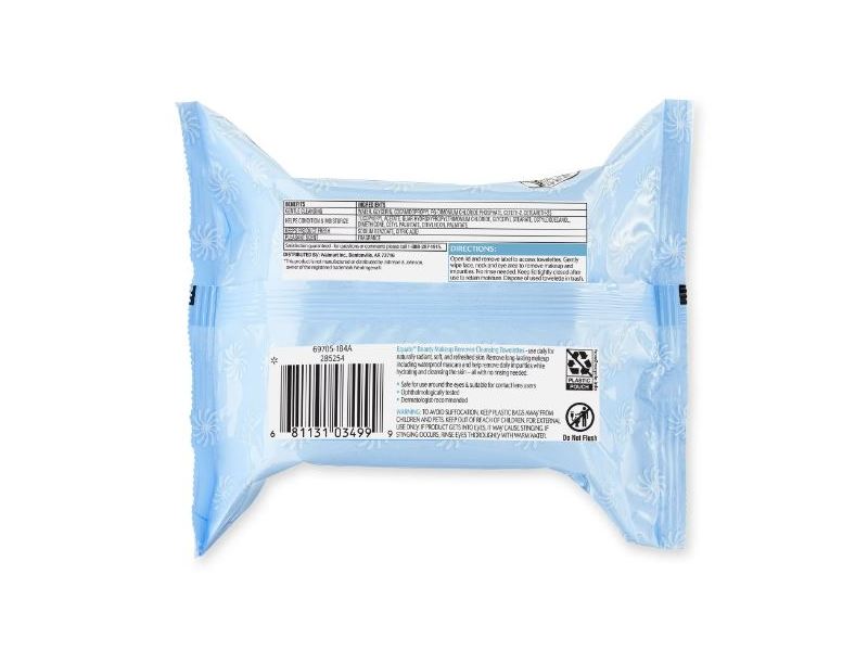 Equate Beauty Makeup Remover Cleansing Towelettes, 40 Count, Pack Of 2