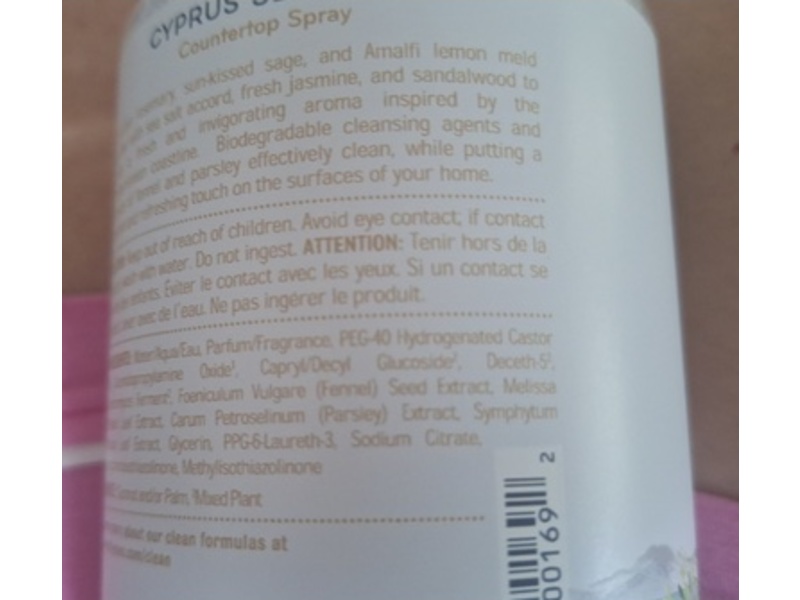 Thymes Countertop Spray, Cyprus Sea Salt, 16.5 fl oz/488 mL