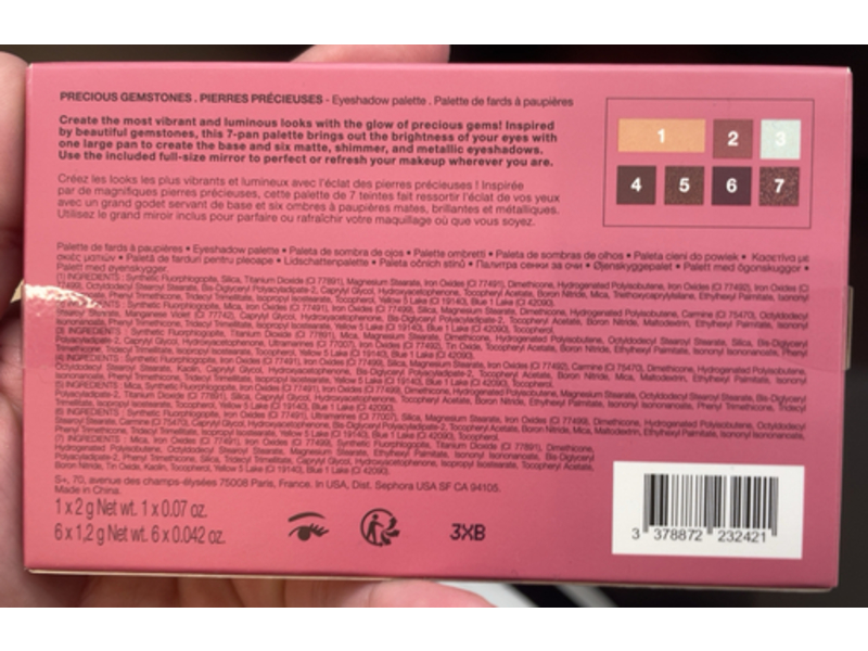 Sephora Precious Gemstones Eyeshadow Palette, Titanium Quartz