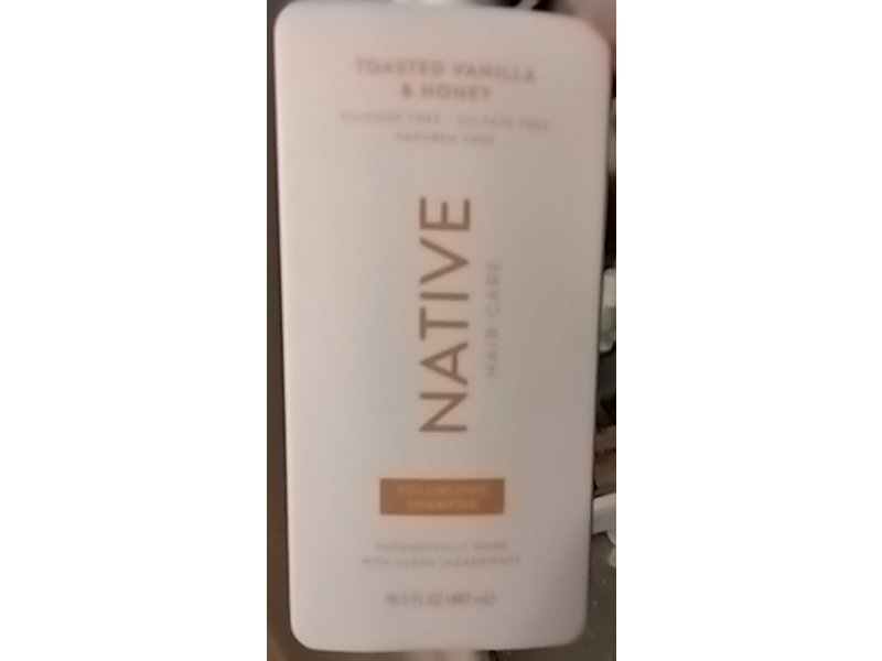 Native Volumizing Shampoo, Toasted Vanilla & Honey, 16.5 fl oz/487 mL