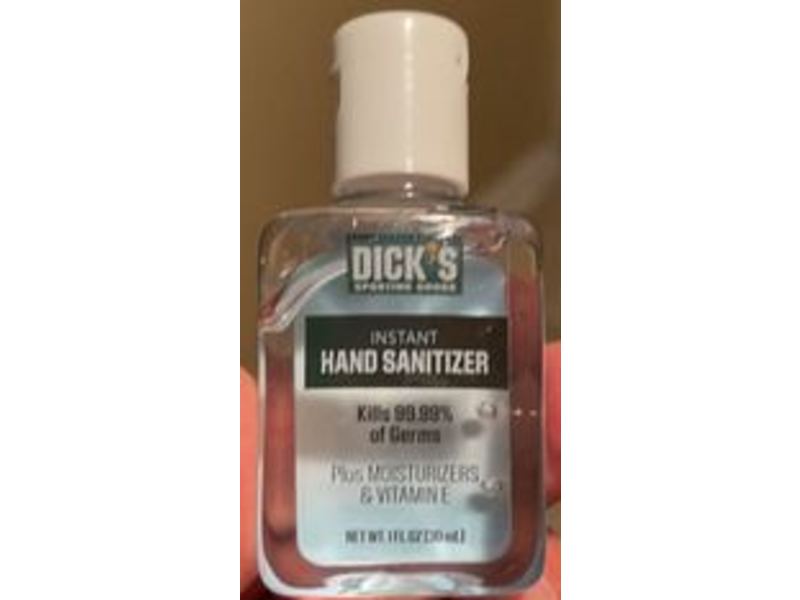 Dick's Instant Hand Sanitizer, Plus Moistures & Vitamin E, 1 fl oz/30 mL