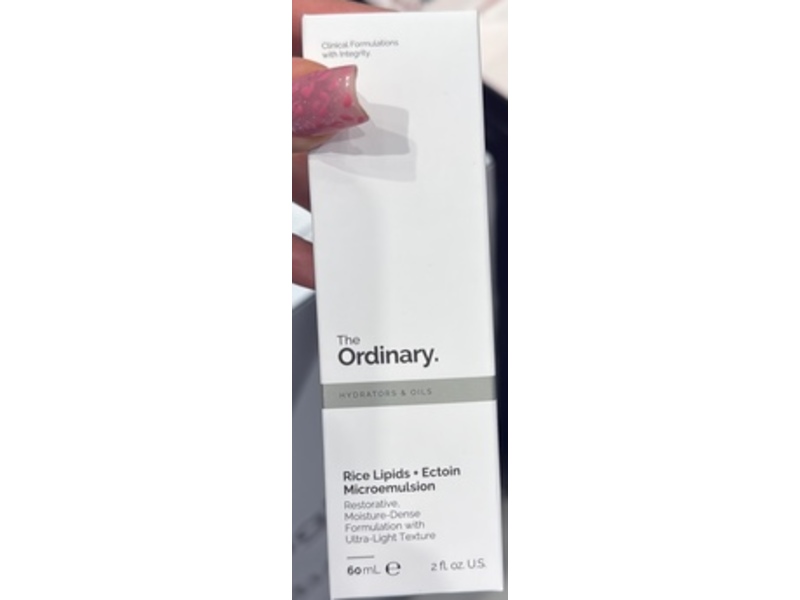 The Ordinary Rice Lipids + Ectoin Microemulsion, 2 fl oz/60 mL