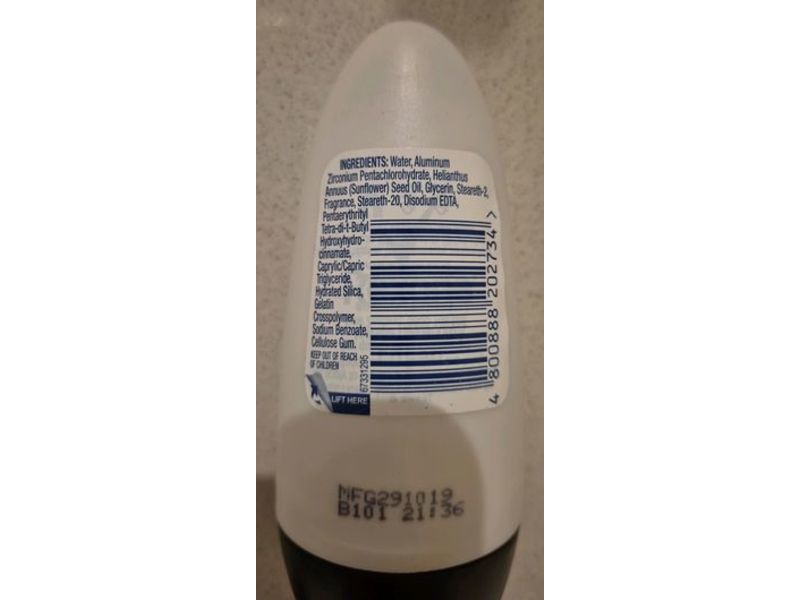 Rexona Invisible Dry Antiperspirant, 50 mL