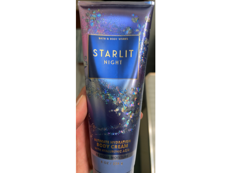 Bath & Body Works Ultimate Hydration Body Cream, Starlit Night, 8 oz/226 g, Pack Of 2