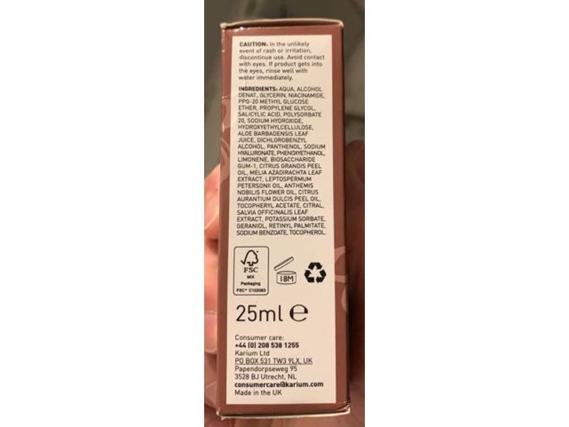 Botanical Lab Aloe & Niacinamide Blemish Clarifying Serum, 25 mL